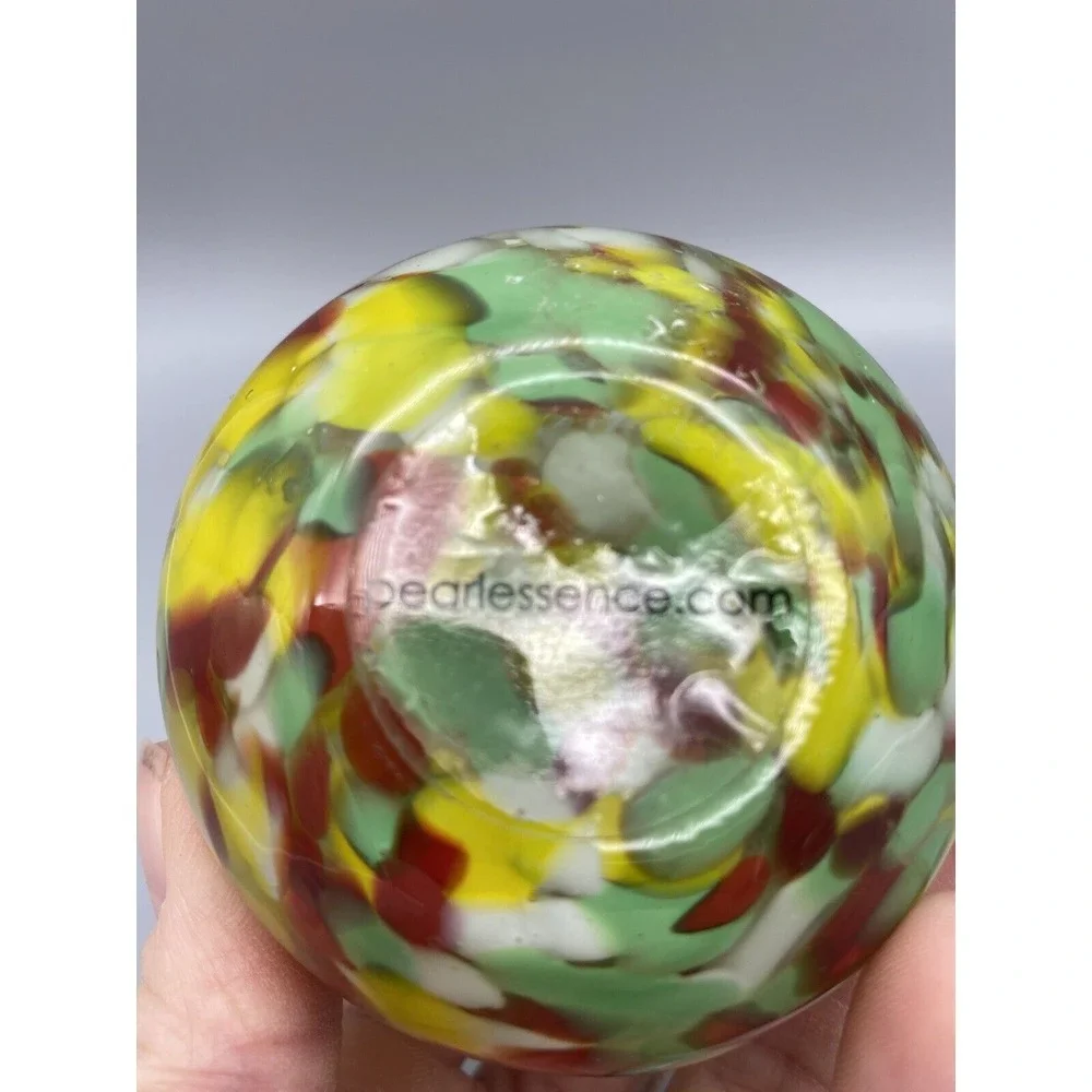 Pearlessence Hand Blown Confetti Art Glass Bud Vase Or Reed‎ Diffuser